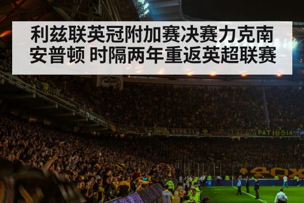 利兹联英冠附加赛决赛力克南安普顿 时隔两年重返英超联赛